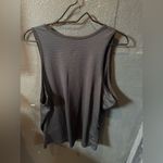 Nike  Gray Sleeveless Tank Top Athletic Style Photo 3