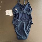 One Piece Sporti Solid Thin Strap Swimsuit Photo 7