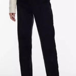 Wilfred Aritzia Free the Melina Black Hi-Rise slim fit twill Pants Photo 0