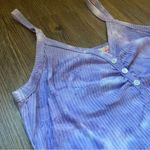 Anthropologie Maronie Purple White Tie-Dye Camisole NWOT Photo 3