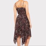 Peyton Jensen Colton leopard asymmetrical hem dress in rust black combo size XS Photo 10