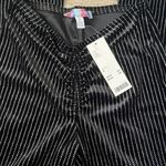 Urban Outfitters NWT Black Sparkly Flare Velvet Pants Size Small Photo 2