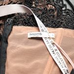 House Of CB . Nikita - Black Satin and Lace Corset Dress. Photo 3