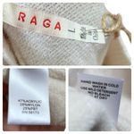 Raga  Ecru Neutral Open Back Pull Over Knit Sweater Size Large Photo 8