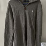 Polo  by Ralph Lauren Gray Quarter-Zip Sweater Photo 0