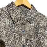 Talbots NWOT ‎ Leopard Button Down Size 4 Photo 1