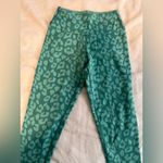 RYDERWEAR Stylish Teal Leopard Print Women's Leggings‎ Blue Photo 4