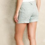 Anthropologie Level 99 cuffed shorts in "mint" Photo 3