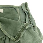 Mother Denim The Ruffle Mini Skirt Lodon Frost Green Multi Tiered Edgy Grunge 26 Photo 4