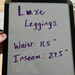 The Comfy  Luxe Leggings Gray Womens Small New Photo 8