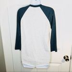 Modcloth Raglan Tee Dessert Cacti Print Grey Blue XS Photo 7