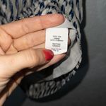 Madewell Blue Sunlight Silk Cami Printed Feathers Sundress Size 4 Photo 7