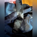 M&S Autograph Mixed Suede and Leather Black Mini Skirt, Size 8 Photo 7