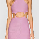 Lovers + Friends Francesca Knit Mini Dress, Bubble Gum Pink, Large Photo 0