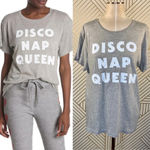 Wildfox Disco Nap Queen Tee Shirt in Gray Photo 1