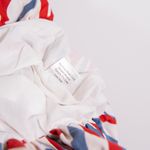 NEW Tuckernuck Sadie Americana Stripe Cotton Poplin Red Blue Wavy Stripe Dress S Photo 2