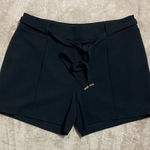 NYCC Elegant Black Women’s Shorts with Tie Front Plus Size 10 Photo 0