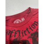 Affliction NWT  WOMENS CROW 2FER CROP TEE SZ XS Photo 3