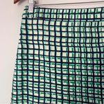 Kate Spade • judy check blue & green pencil skirt sz 4 Photo 4