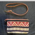 Southwest Boho Western Print canvas Crossbody Carpet bag Clutch Purse Canyon Sky Multiple Photo 1