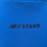 STAUD New Balance X  blue mock neck sweatshirt dress size S small athleisure Photo 8