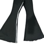 Sleeper Black Sparkle Glitter High Waist Stretchy Wide Flare Pants sz XS NEW Tag Photo 4