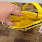 Talbots Womens Crossbody Purse NWT $119 Yellow Shoulder Bag Buckle Leather Photo 7