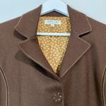margaret o'leary Women's Vintage Button Blazer Jacket Brown Size Large EUC FLAW Photo 1
