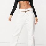 LIONESS Straight Leg Jeans in Black Photo 0