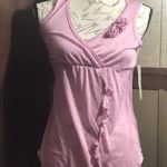 Derek Heart NWT  Babydoll Top Pink Size Medium Photo 1