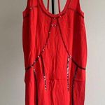 Diesel NWOT  Women's Knee length Dress L Sequin Red Tank Dress Photo 0