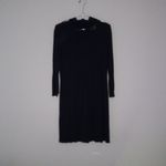Dolce & Gabbana D&G S Long Sleeved Mock Neck Little Black Elegant Dress Funeral Photo 7