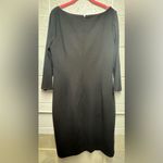 Tahari  women’s black 3/4 sleeve knee length winch dress size‎ 14 business casual Photo 2