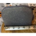 Kate Spade  Lola Glitter Cosmetic Bag Dusk Navy Small Dome NWT Photo 3