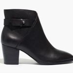 Madewell Black Leather ‘Kelci’ Heeled Boot Size 9 Photo 2