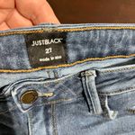 Just Black Jeans Size 27 | Made in USA | Frayed Hem & Sass Included Photo 3