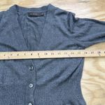 The Limited Vtg  Y2K 90s Baby Doll Knit Cardigan Sweater Women's Size Medium Gray Photo 7