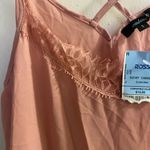 Ambiance Womens Blush Pink Tank Nightgown S Small Bust 36” Lace V Neck New NWT Photo 2