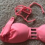Victoria's Secret Neon Orange Strapless Bikini Top Photo 2