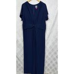 Vince Camuto Plus-Size Twist-Front Flared-Leg Jumpsuit Size 3X Photo 3