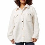 32 Degrees Heat  Ladies’ Sherpa Shacket Photo 1