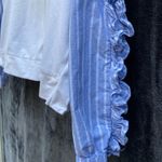 INA  (I:na) Blouse Blue‎ White Photo 2