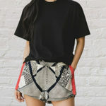 Twelfth Street Cynthia Vincent Silk Shorts M Black Size M Photo 0