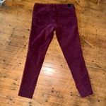 American Eagle  8 burgundy stretchy normcore basic jeggings Photo 2