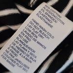 Rebecca Minkoff BLACK WHITE STRIPED SHIRRED SHOULDER DRESSY BASIC TEE XS Photo 7