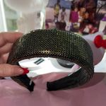 Elegant Silver and Black Rhinestone Headbands two headband Photo 1