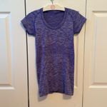 Lululemon Run: Swiftly Tech Short Sleeve Scoop in Heathered Bruised Berry Photo 1