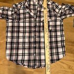 Victoria's Secret  Plaid Flannel Sleep Shirt Button‎ Down Long Sleeve Medium top Photo 6