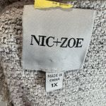 Nic+Zoe fringe mix knit jacket in sugar cookie size 1X Photo 9
