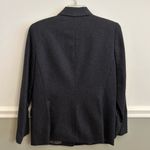 Josephine Chaus  Charcoal Grey Wool Cashmere Classic Button Blazer Size Petite 10 Photo 1